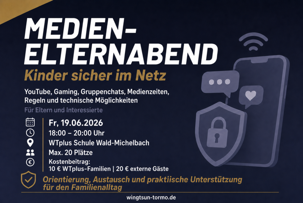Medien-Elternabend „Kinder sicher im Netz“ bei WTplus Schulen Tormo in Wald-Michelbach
